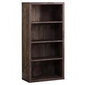 Daphnes Dinnette 48 in. Brown Reclaimed Wood-Look Bookcase with Adjustable Shelves DA2618155